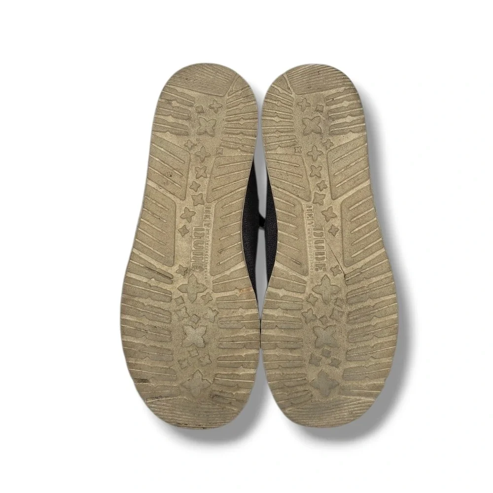 Hey Dude Wally Stretch Shoes Mens 10 Opal Black‎ Slip On